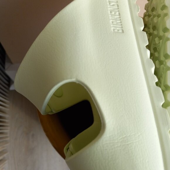 NWOB Birkenstock Arizona Essentials Faded Lime Green EVA Sandals 38N / 7 -  7.5 - Picture 8 of 16